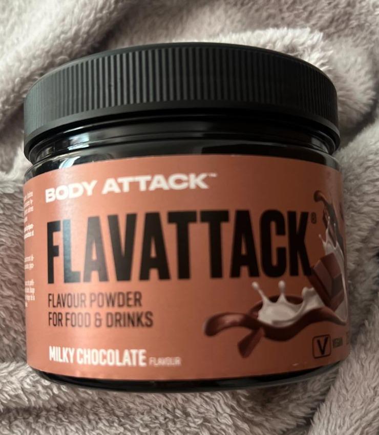 Fotografie - Flavattack Flavour Powder For Food & Drinks Milky Chocolate Flavour Body Attack