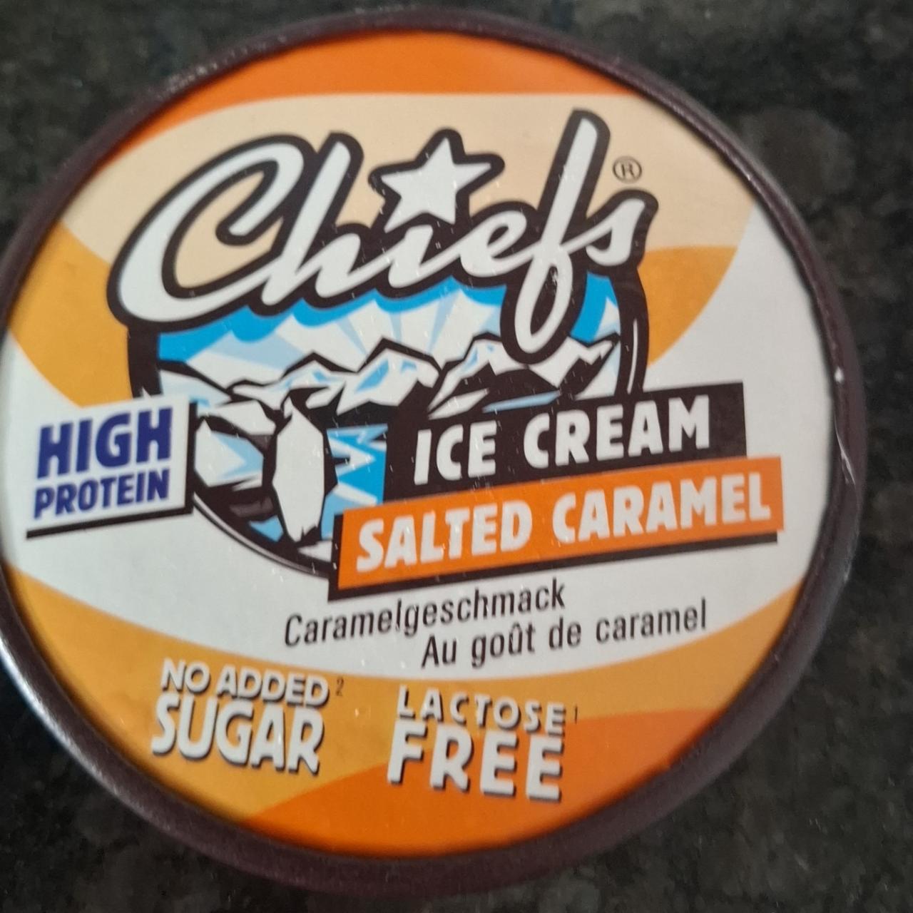 Fotografie - Ice cream salted caramel high protein Chiefs