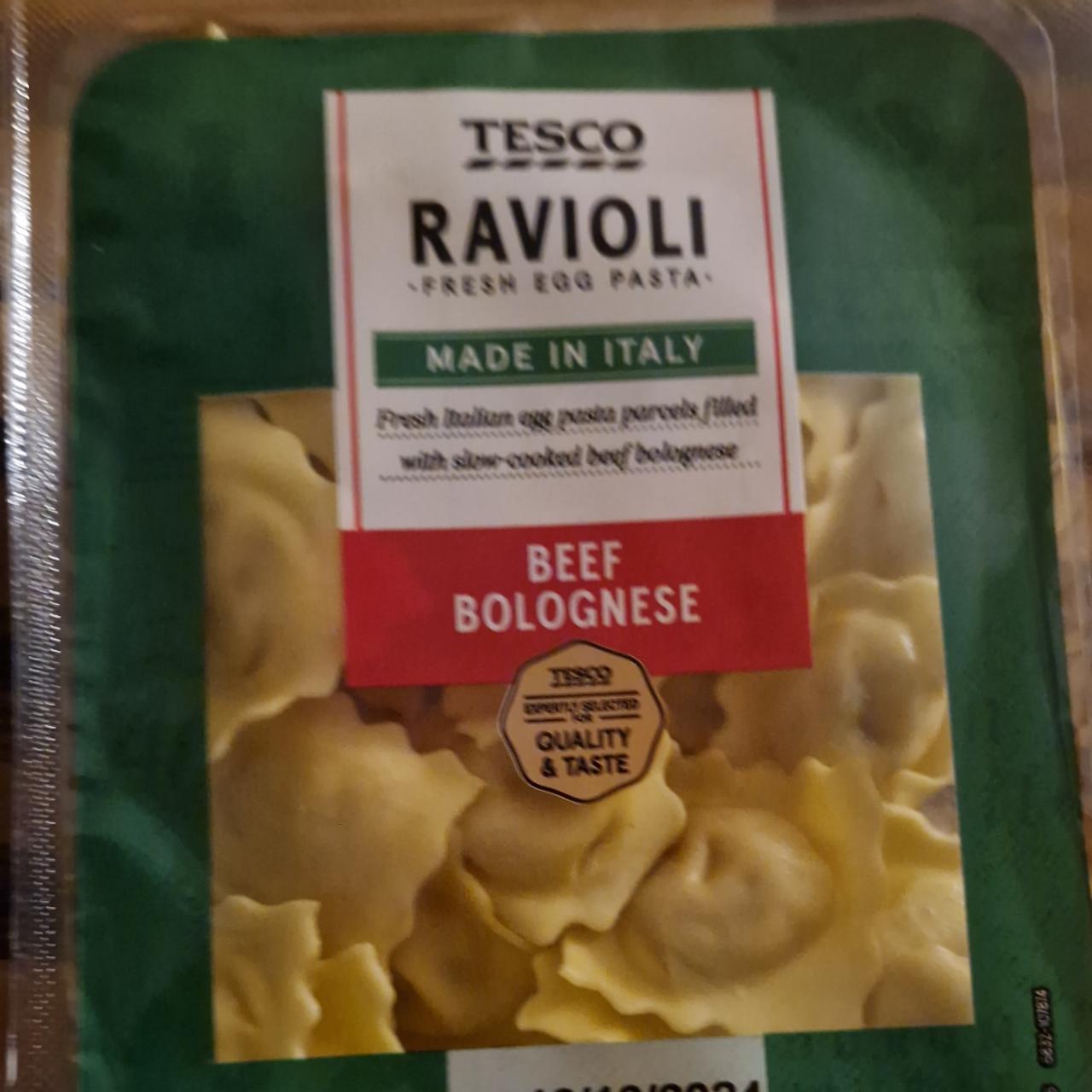 Fotografie - Ravioli Beef Bolognese Tesco