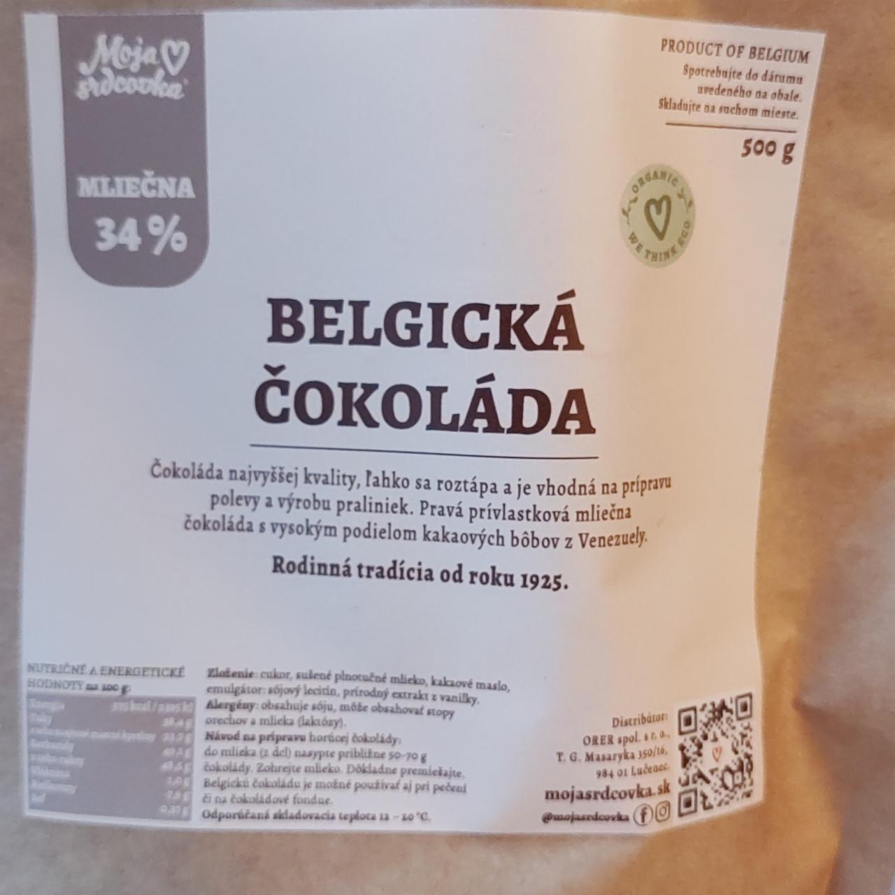 Fotografie - Belgická čokoláda Moja srdcovka