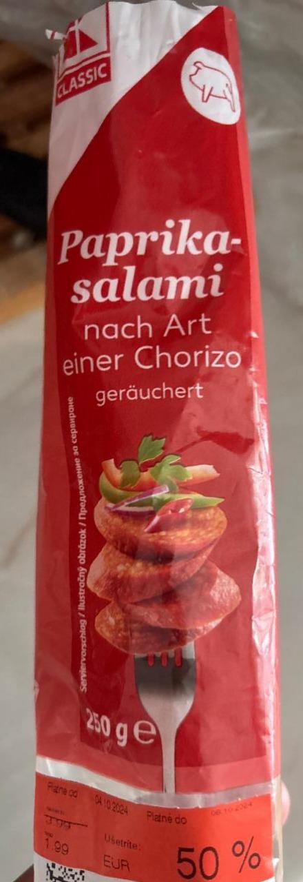 Fotografie - Paprika-salami nach Art einer Chorizo K-Classic