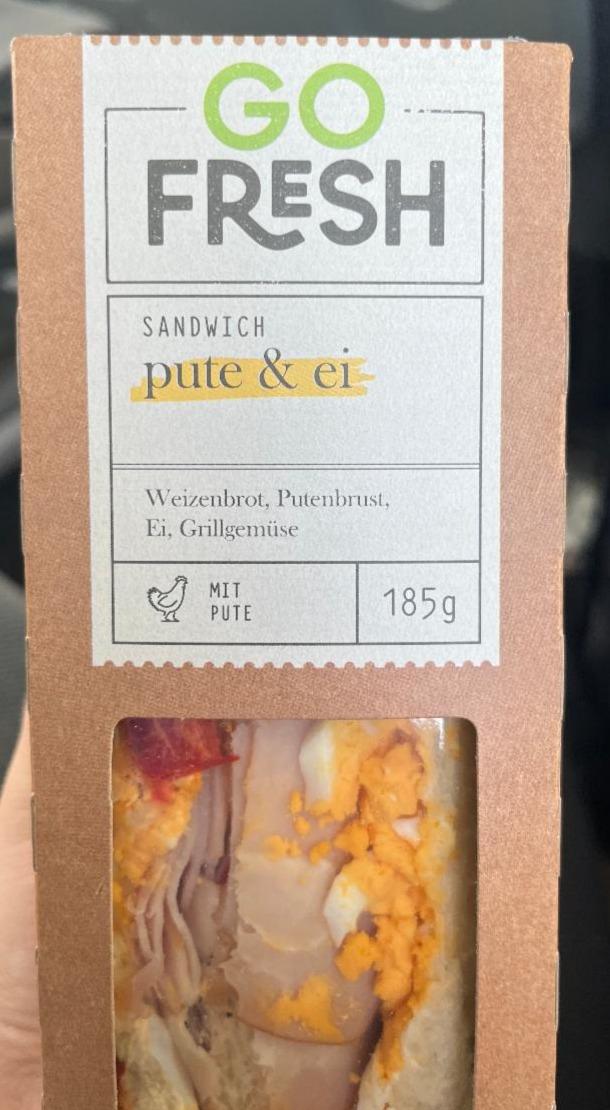 Fotografie - Sandwich pute & ei Go Fresh