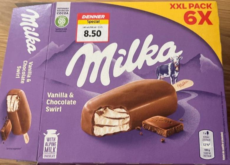 Fotografie - Vanilla & chocolate swirl Milka