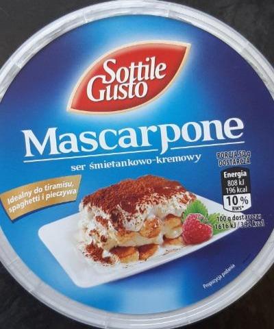 Fotografie - mascarpone Sottile Gusto