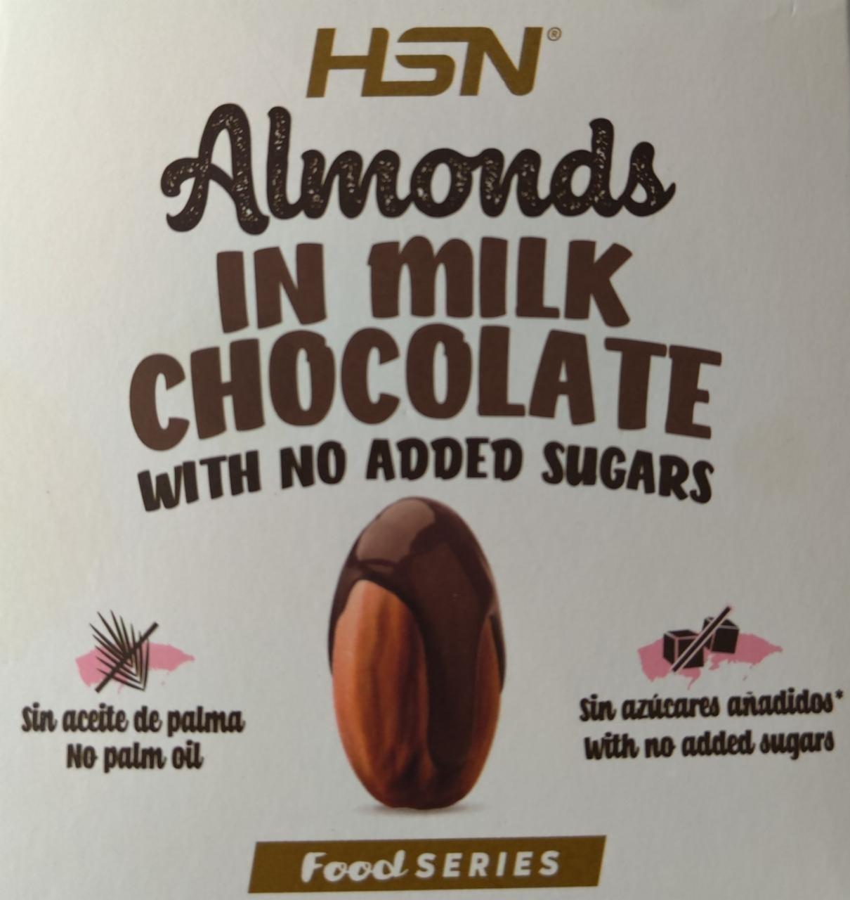 Fotografie - Almonds in milk chocolate HSN