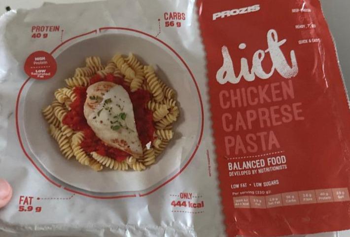 Fotografie - diet Chicken Caprese Pasta Prozis