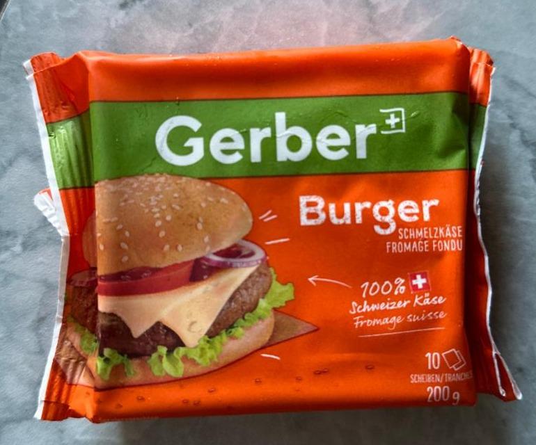 Fotografie - Gerber Burger Käse