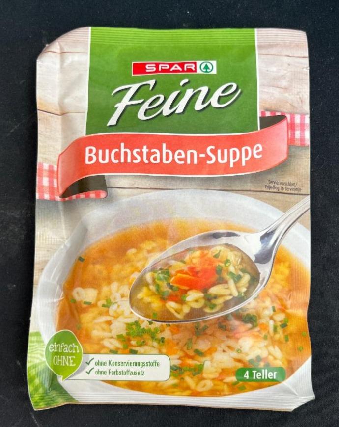 Fotografie - Buchstaben-Suppe Spar Feine