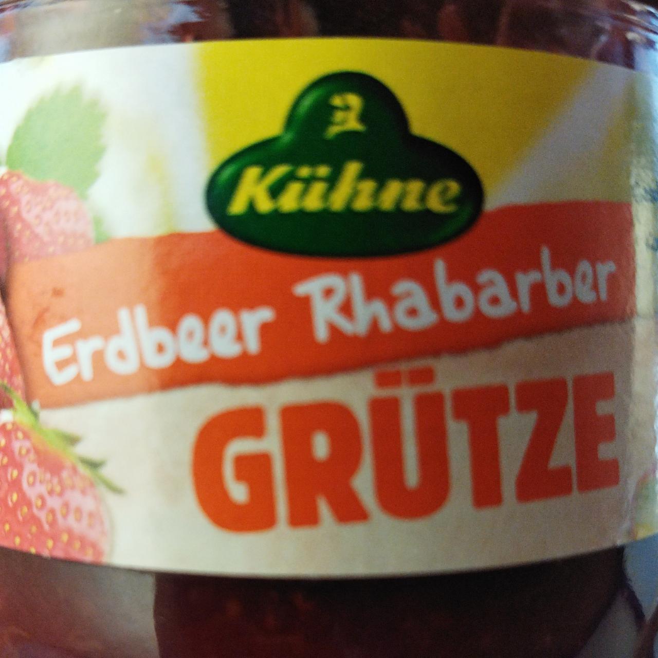 Fotografie - Erdbeer Rhabarber Grütze Kühne