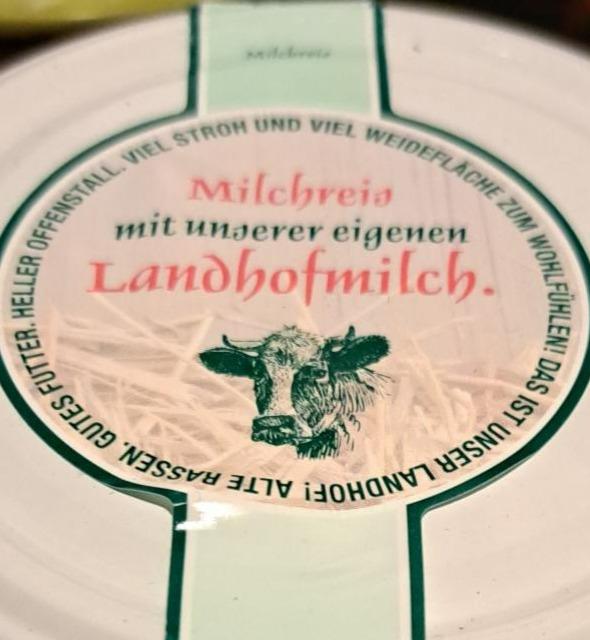 Fotografie - Milchreis mit unserer eigenem landhofmilch Zum Dorfkrug