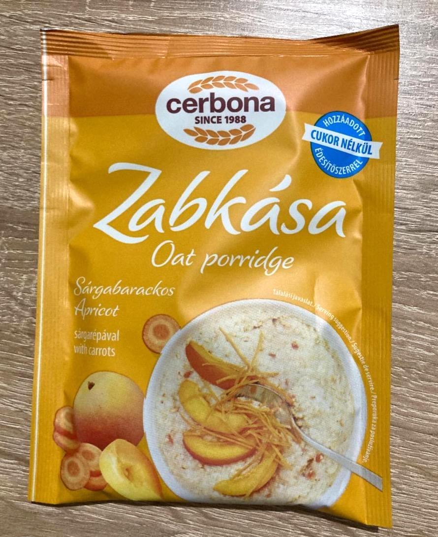 Fotografie - Cerbona Oat Porridge Apricot