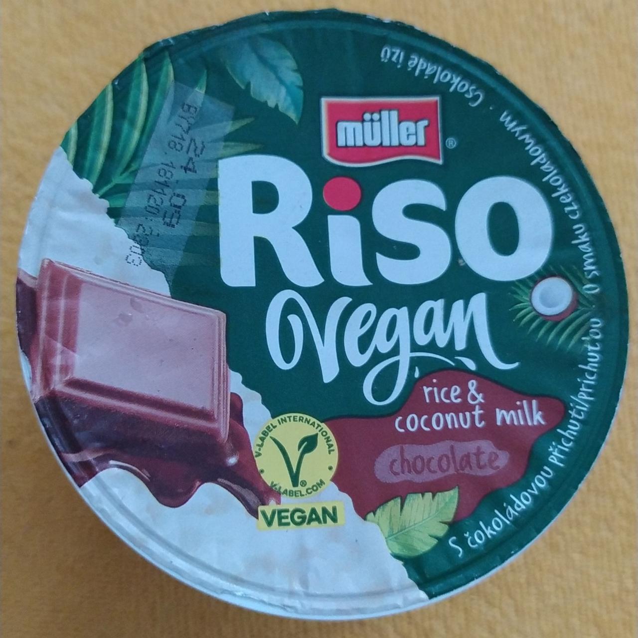 Fotografie - Riso Vegan rice & coconut milk chocolate Müller