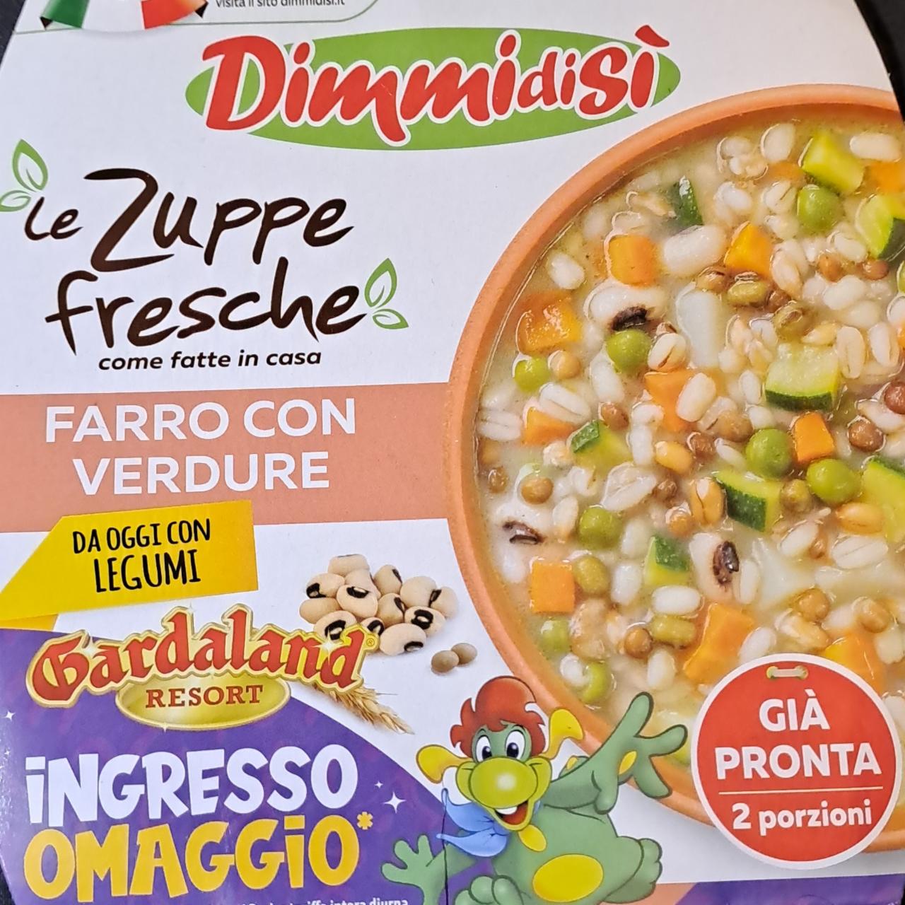 Fotografie - Le zuppe fresche Farro con verdure Dimmidisi