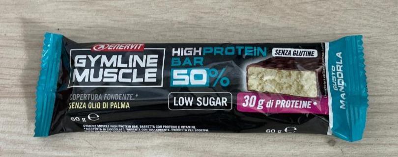 Fotografie - Gymline muscle high protein bar gusto mandorla Enervit