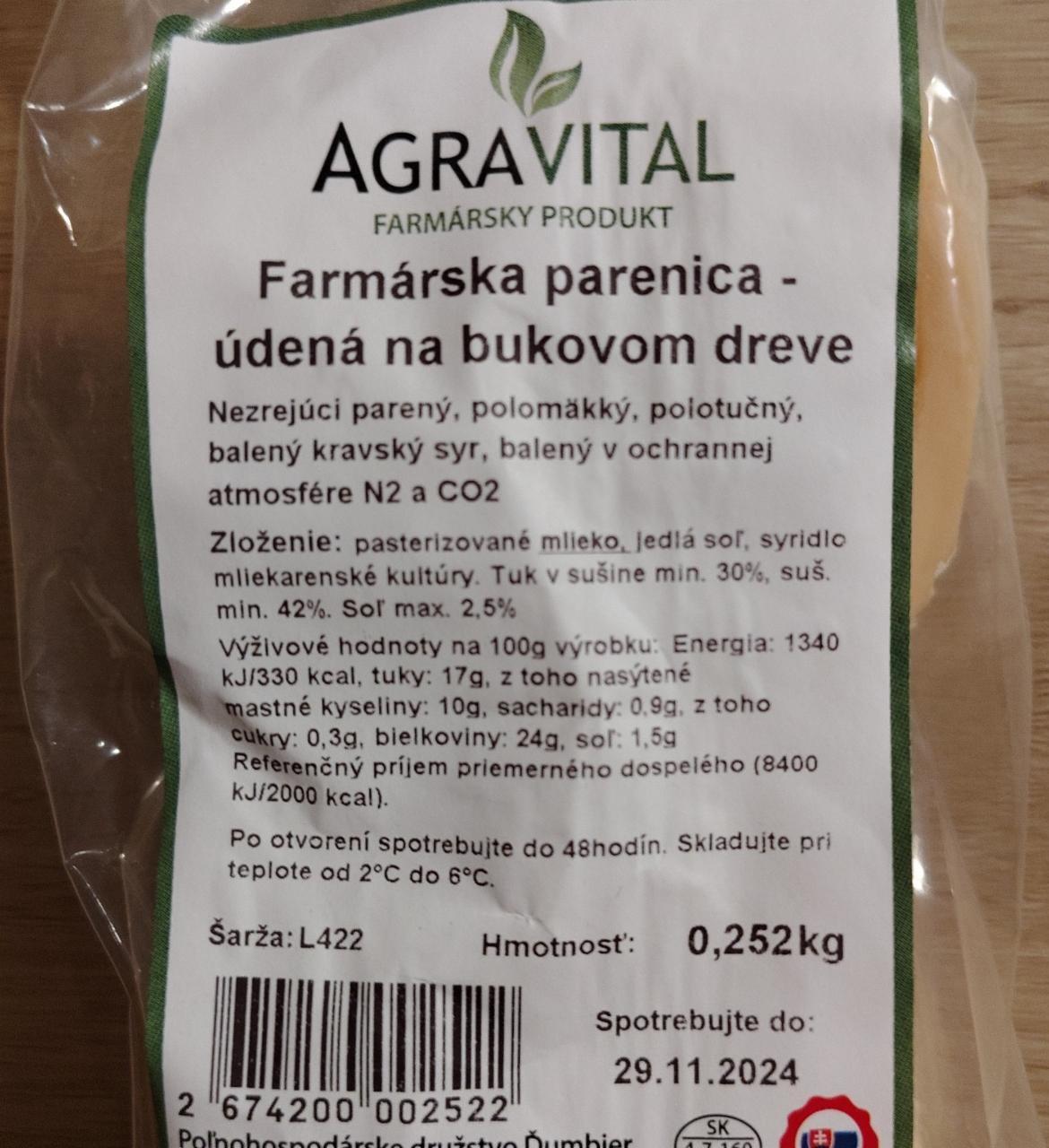 Fotografie - Farmárska parenica Agravital