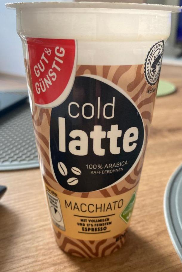 Fotografie - Cold Latte Macchiato Gut&Günstig