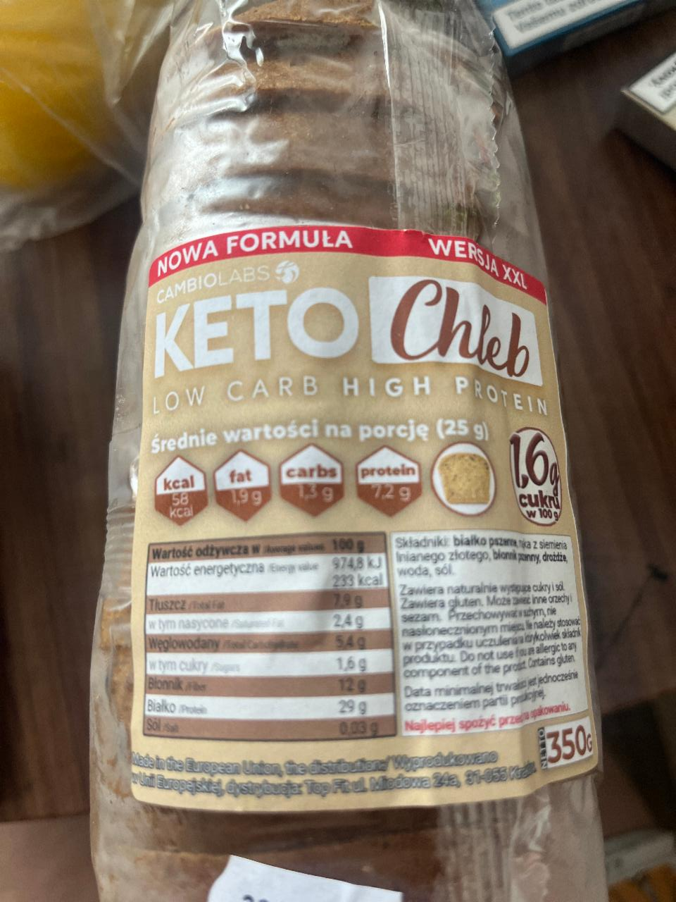 Fotografie - Keto chleb CambioLabs