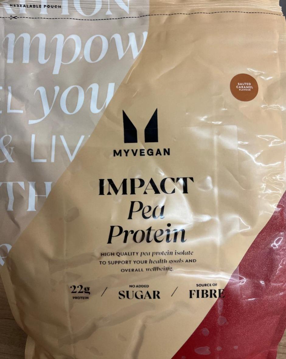 Fotografie - Impact Pea Protein Salted Caramel MyVegan