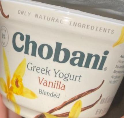 Fotografie - Greek yogurt vanilla Chobani