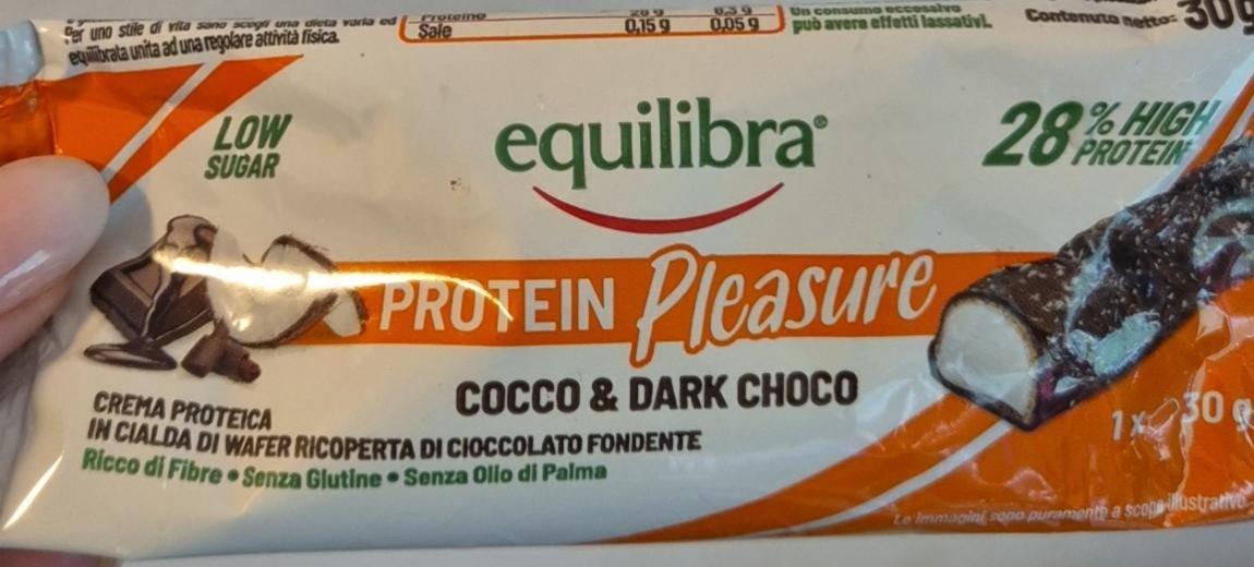 Fotografie - Protein pleasure cocco & dark choco Equilibra