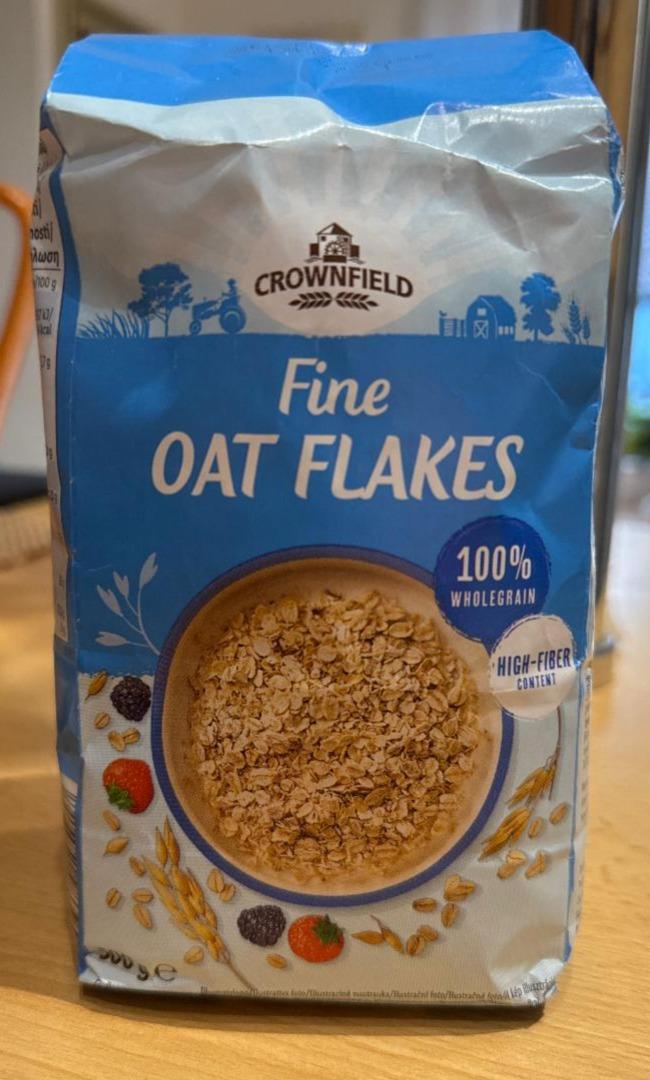 Fotografie - Fine oat flakes 100% wholegrain Crownfield