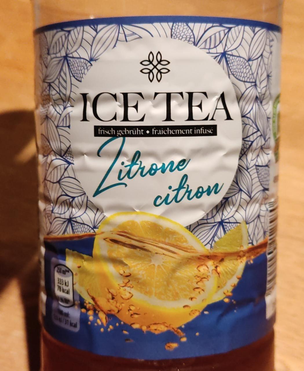 Fotografie - Ice Tea Zitrone Aldi