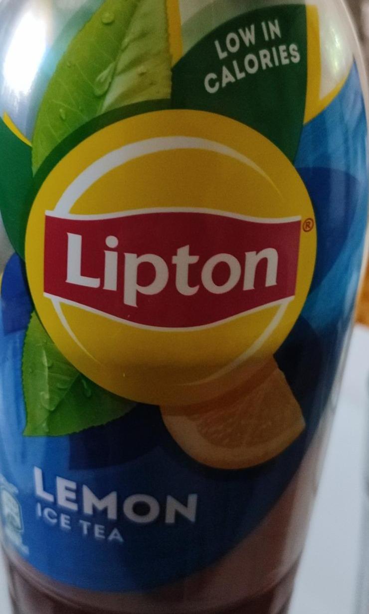 Fotografie - Lemon ice tea low in calories Lipton