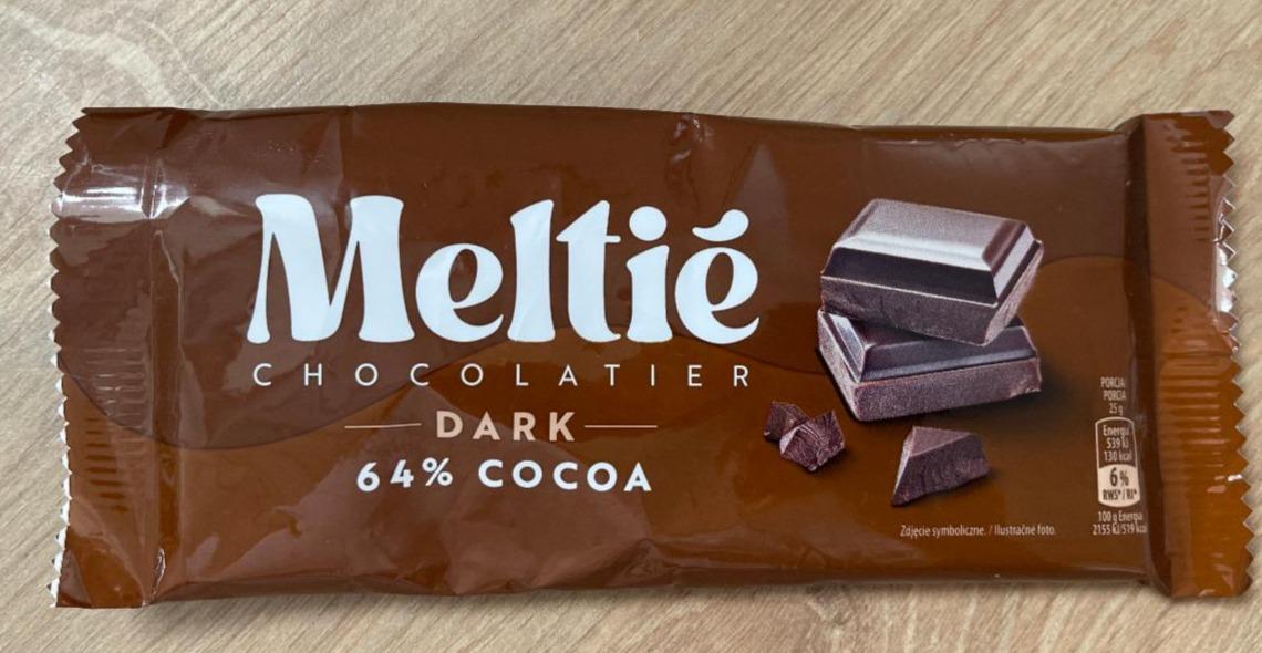 Fotografie - Chocolatier Dark 64% Cocoa Meltié