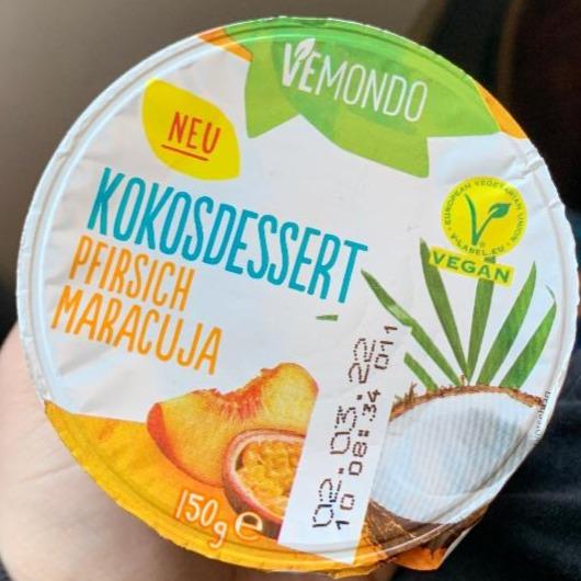 Fotografie - Kokosdessert Pfirsich Maracuja Vemondo