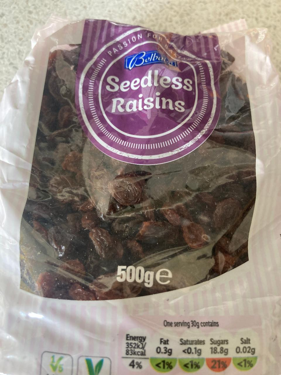 Fotografie - Seedless raisins Belbake