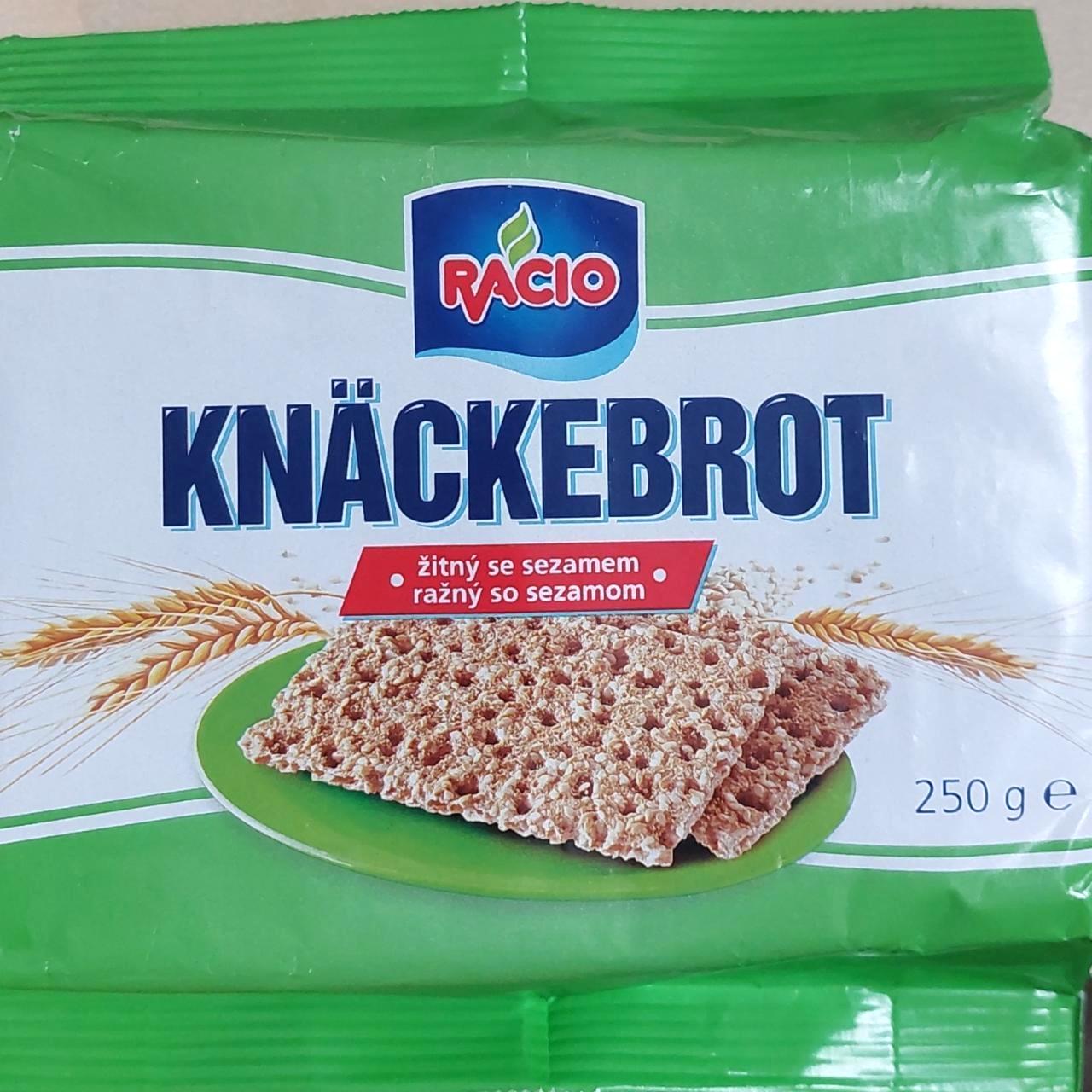 Fotografie - Knäckebrot žitný se sezamem Racio