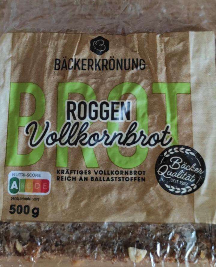 Fotografie - Roggen Vollkornbrot BäckerKrönung