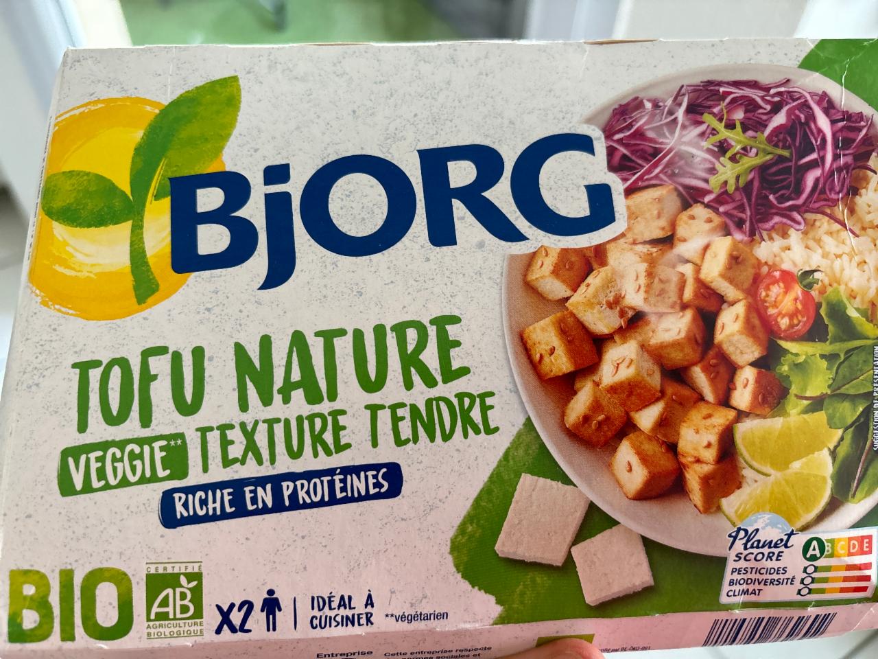 Fotografie - Bio tofu nature veggie Bjorg