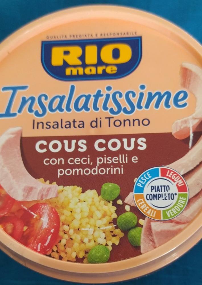 Fotografie - Insalatissime Insalata di Tonno cous cous con ceci, piselli e pomodorini Rio mare