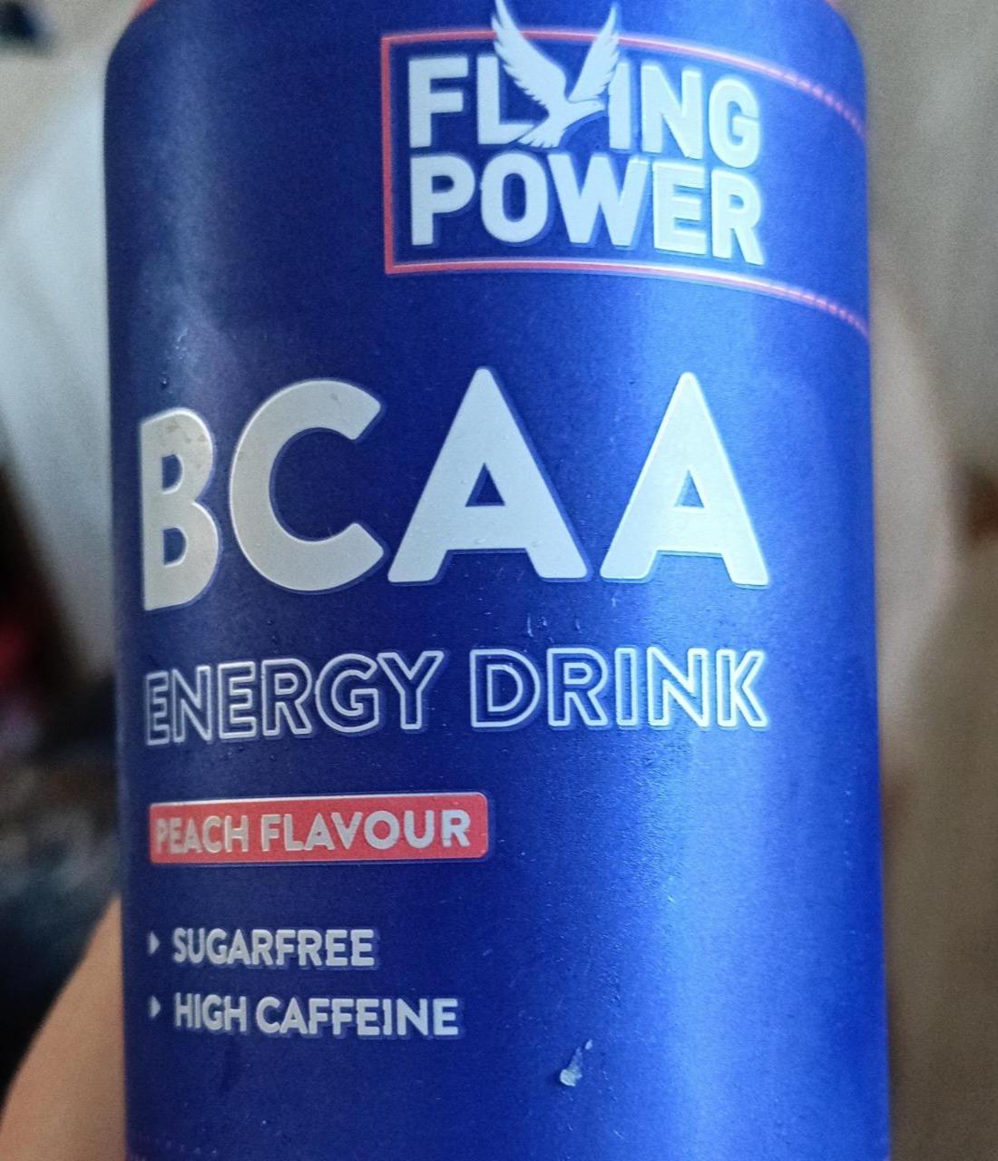 Fotografie - BCAA Energy Drink Peach Flavour Flying Power