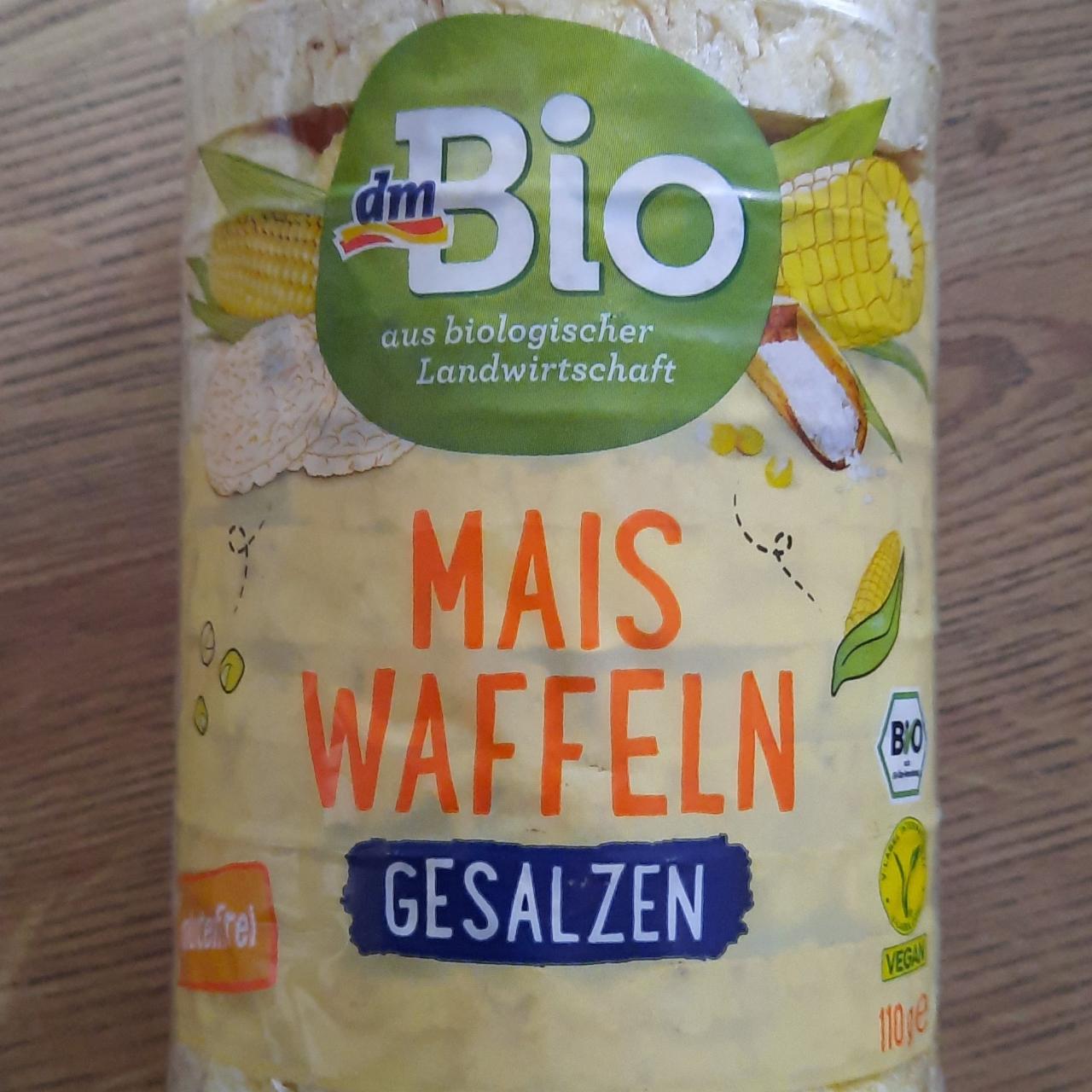 Fotografie - Mais Waffeln Gesalzen dmBio