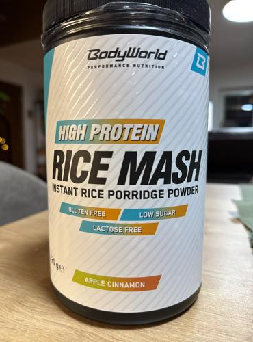 Fotografie - High Protein Rice Mash Apple Cinnamon BodyWorld