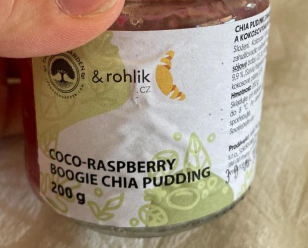 Fotografie - Coco-Raspberry Boogie Chia Pudding The Green Garden & Rohlik.cz