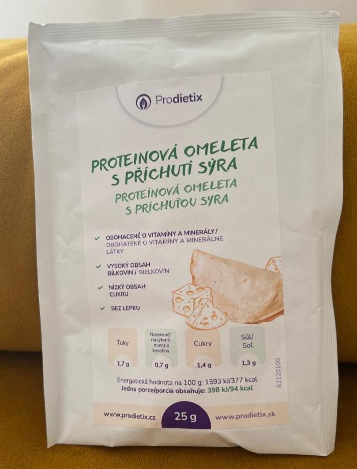 Fotografie - Proteinová omeleta s príchuťou syra Prodietix