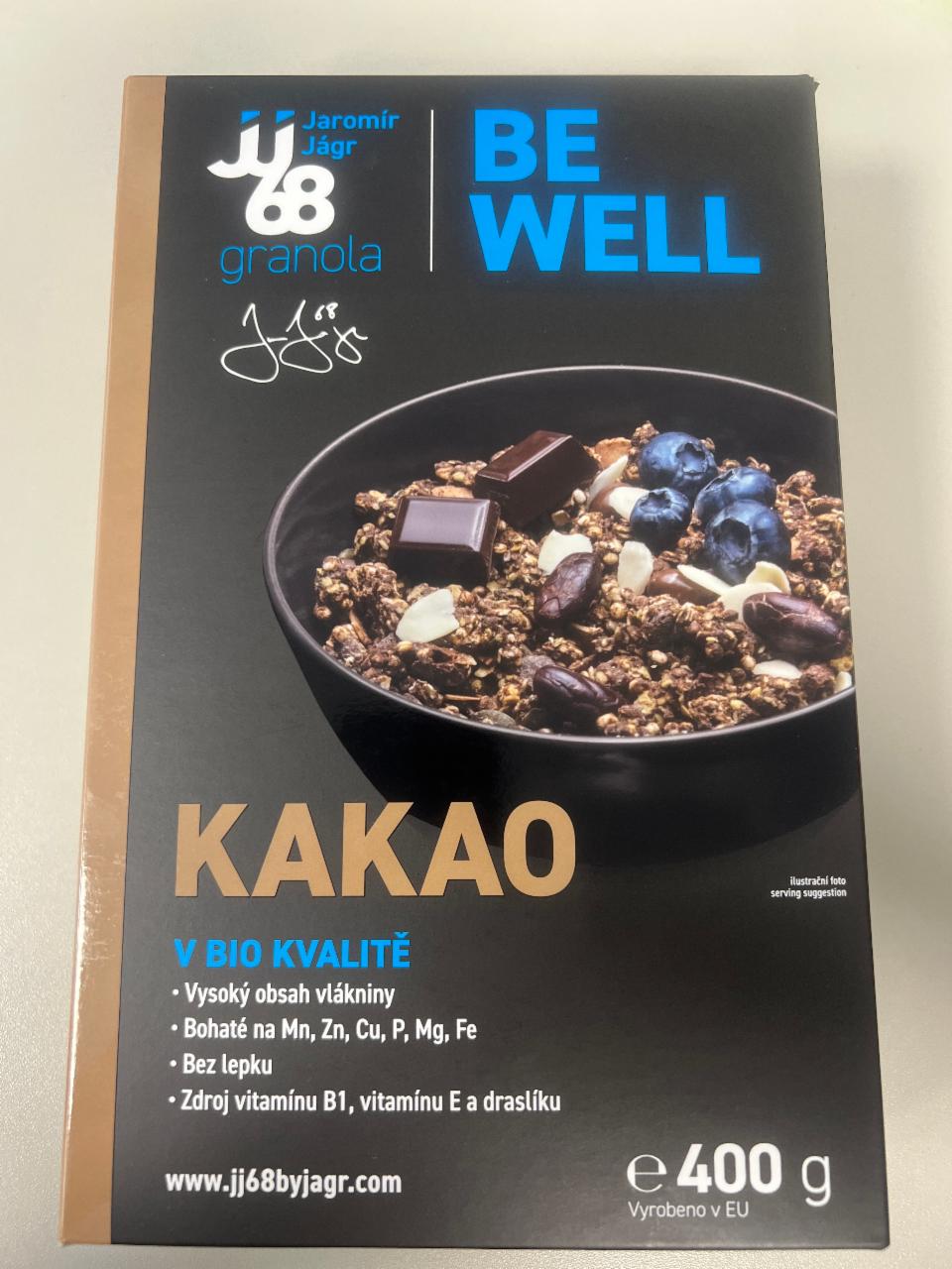 Fotografie - Be Well Granola Kakao Bio JJ68