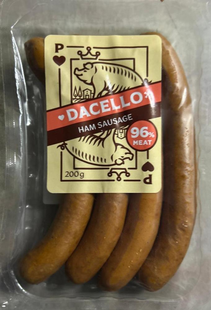 Fotografie - Ham sausage 96% meat Dacello