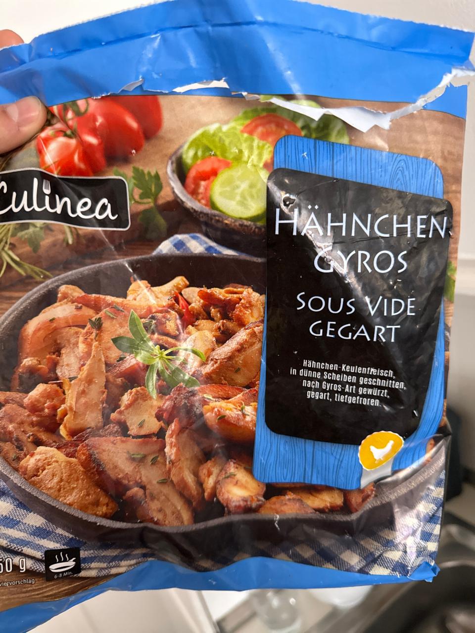 Fotografie - Hähnchen Gyros Sous Vide gegart Culinea