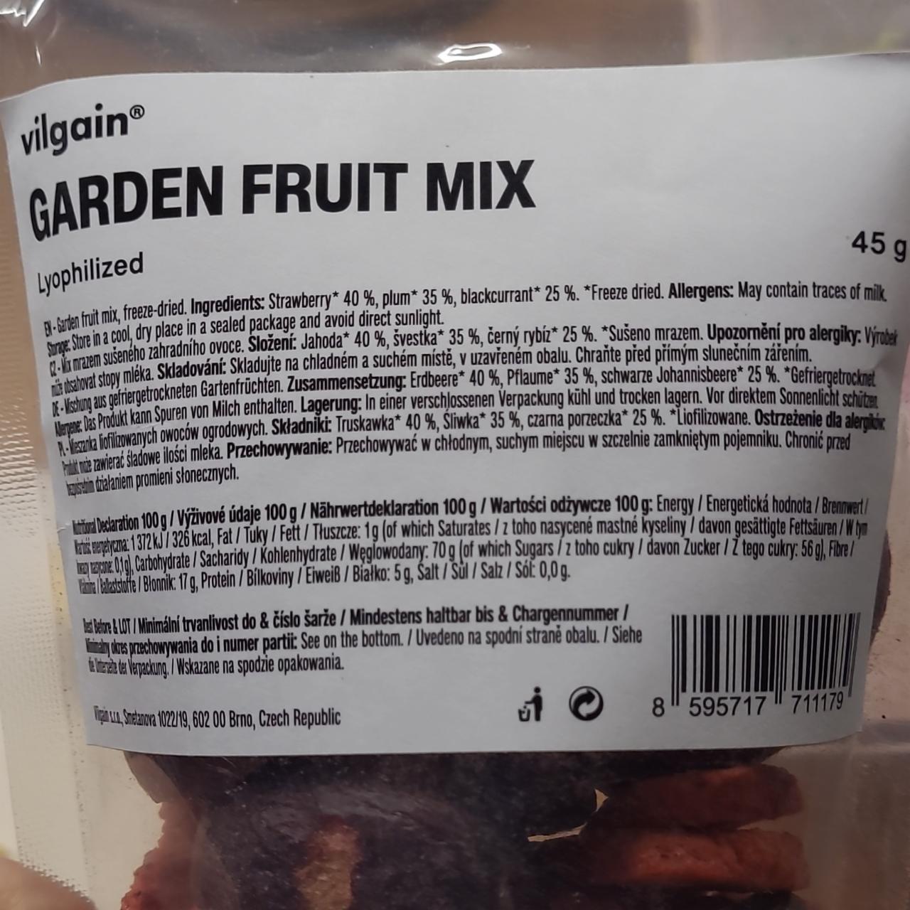 Fotografie - Garden Fruit Mix Vilgain