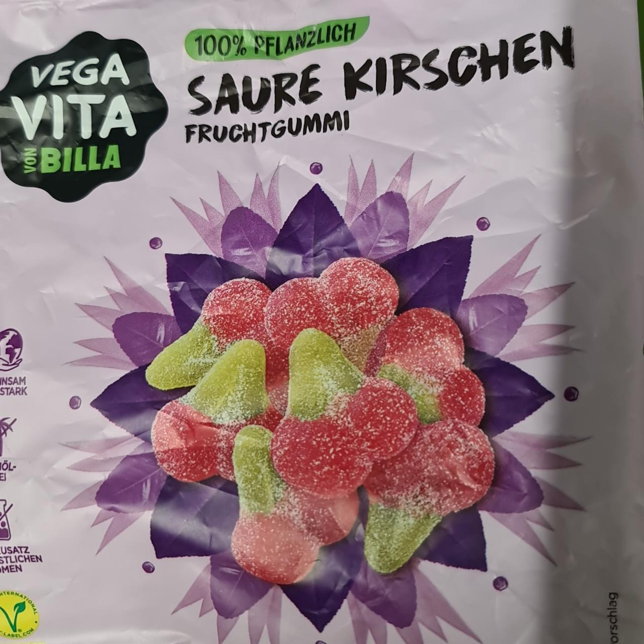 Fotografie - Saure kirschen fruchtgummi Vega Vita von Billa