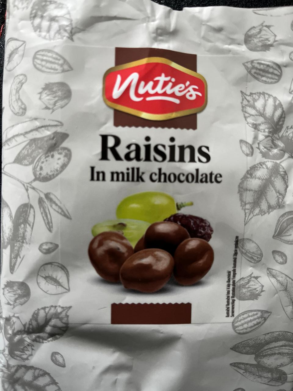 Fotografie - Raisins in milk chocolate Nutie's