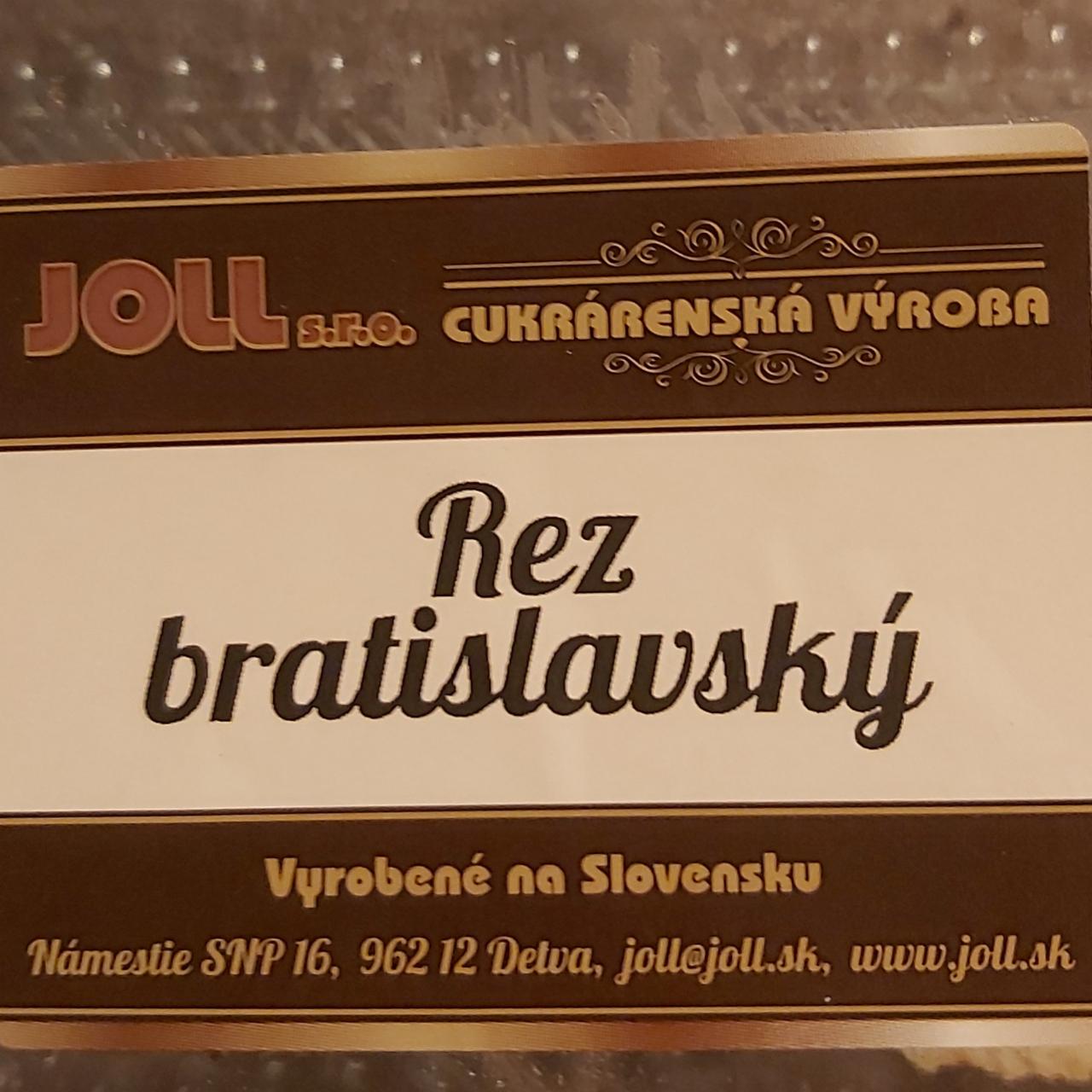 Fotografie - Rez bratislavský JOLL