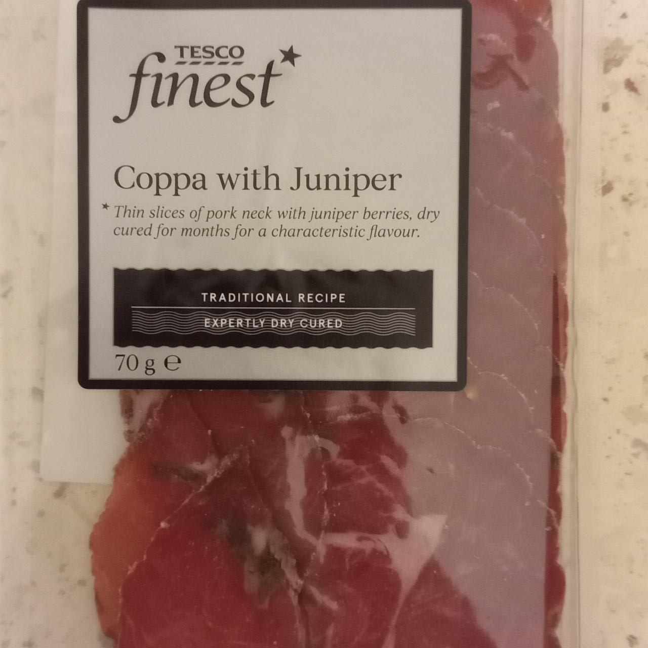 Fotografie - Coppa with Juniper Tesco finest