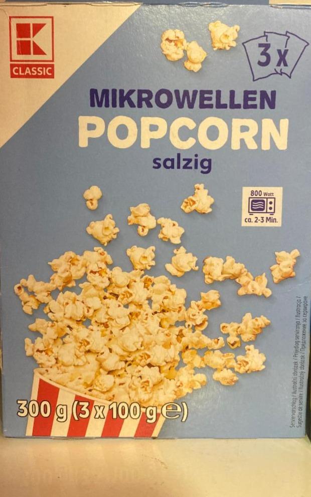 Fotografie - Mikrowellen popcorn salzig K-Classic