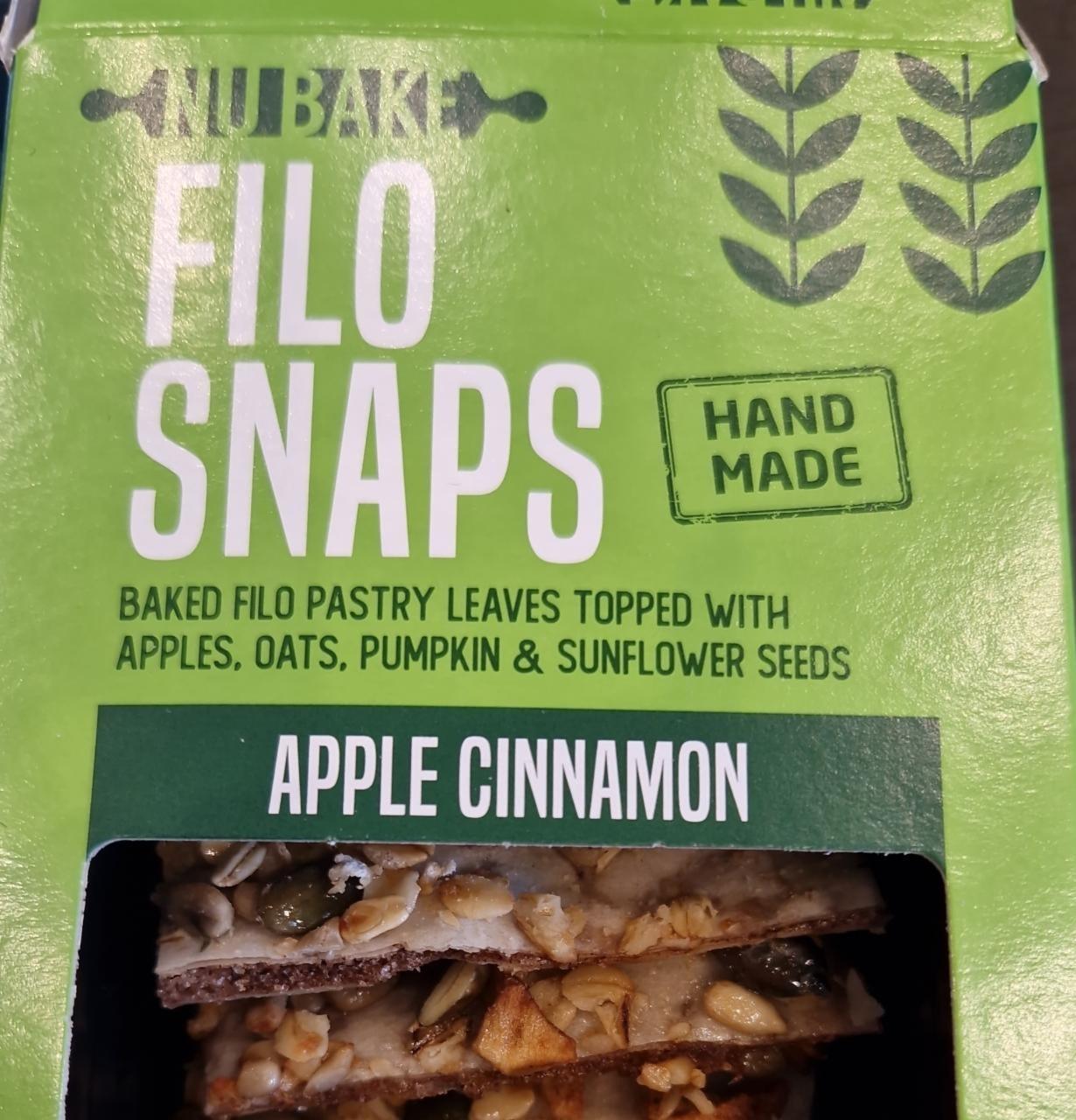 Fotografie - Filo Snaps Apple Cinnamon Nu Bake