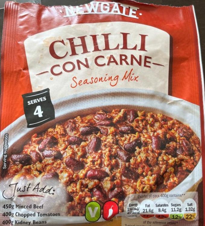 Fotografie - Chilli Con Carne Seasoning Mix Newgate